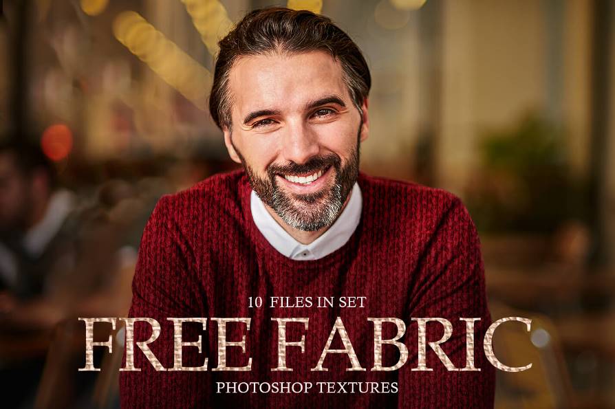 fabric texture poster blue fabric